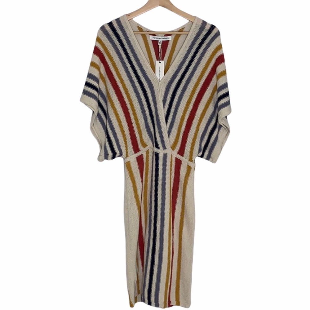 Cupcake and Cashmere Oatmeal Striped Sweater Dress